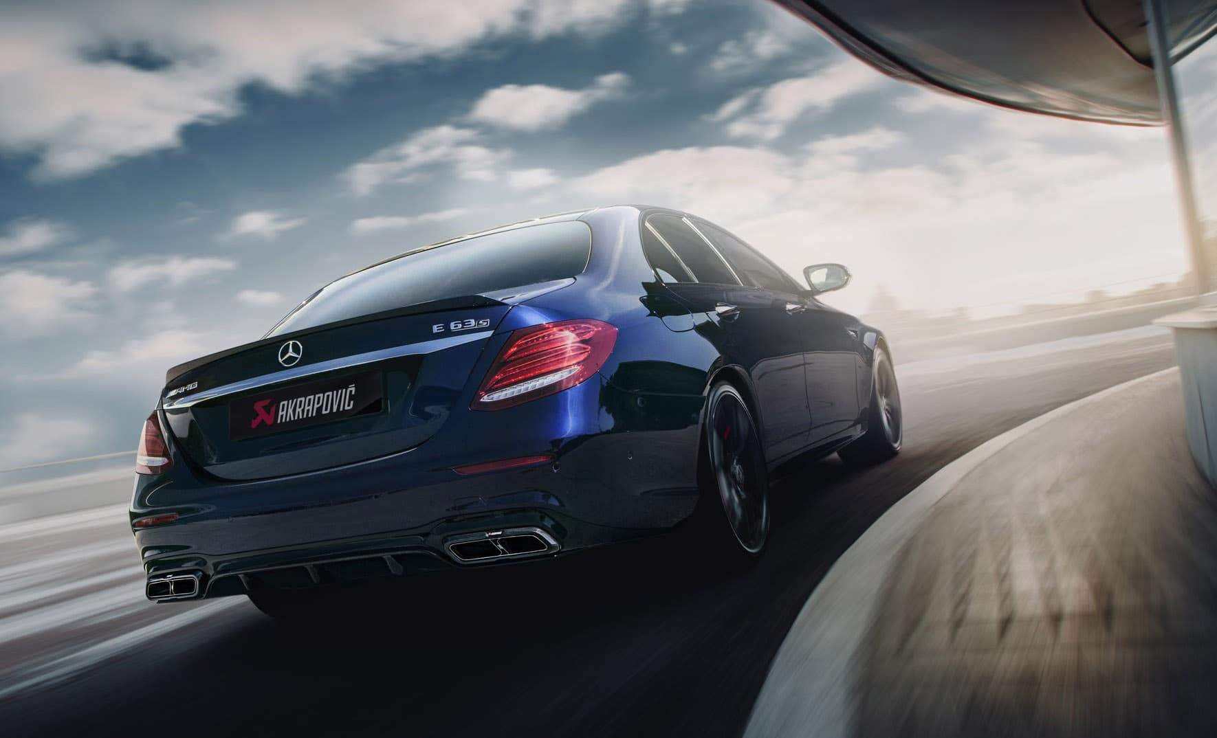 akrapovic exhaust uitlaat mercedes e63 amg w213 3