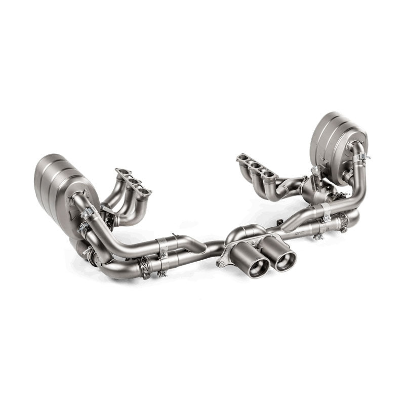 akrapovic porsche 991 2 gt3 rs evolution header set complete