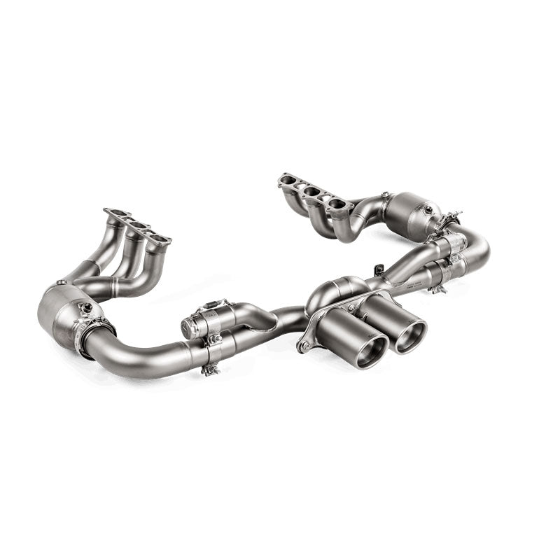 akrapovic porsche 991 2 gt3 rs evolution race header set complete