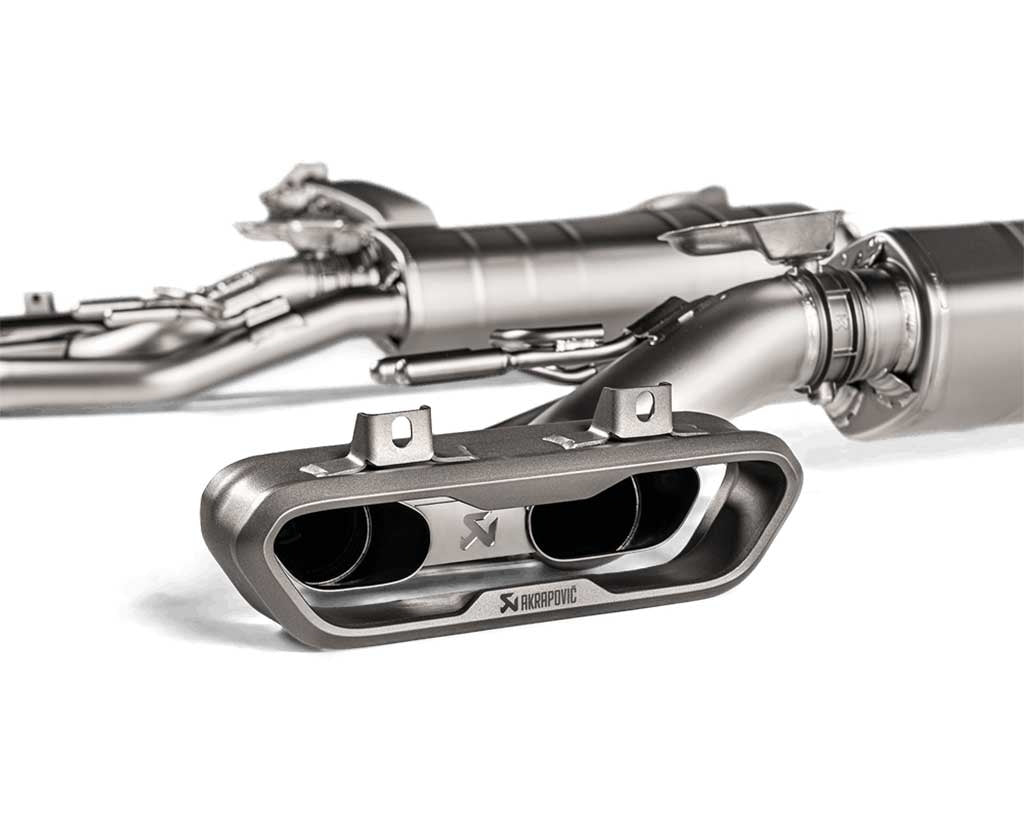 akrapovic tailpipes mercedes g63 amg w463a opf
