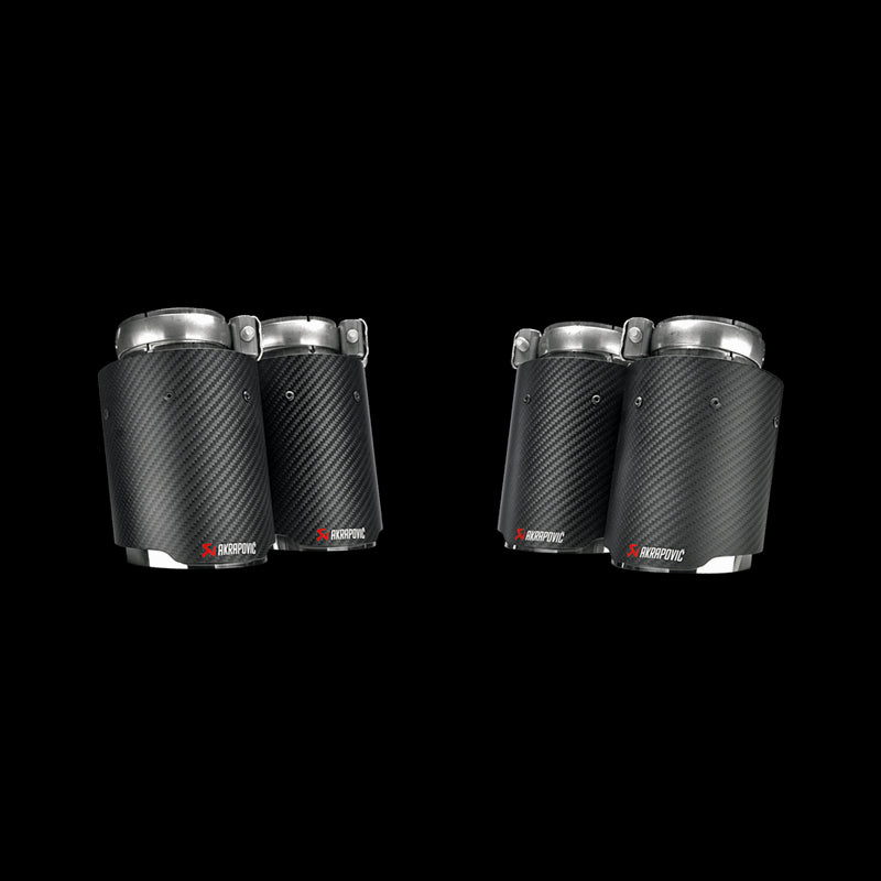 akrapovic carbon tailpipes uitlaat exhaust bmw f80 m3 f82 m4 detail 1 3