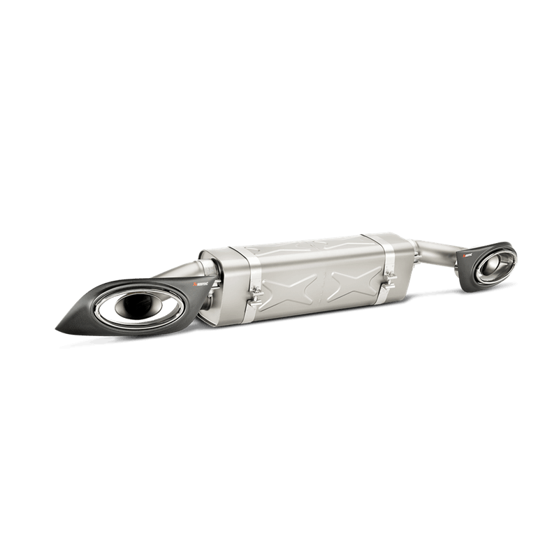 akrapovic exhaust slip-on porsche 991 turbo s titanium