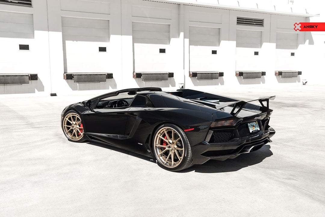 anrky wheels an32 r series 3 piece forged 3 lamborghini aventador roadster