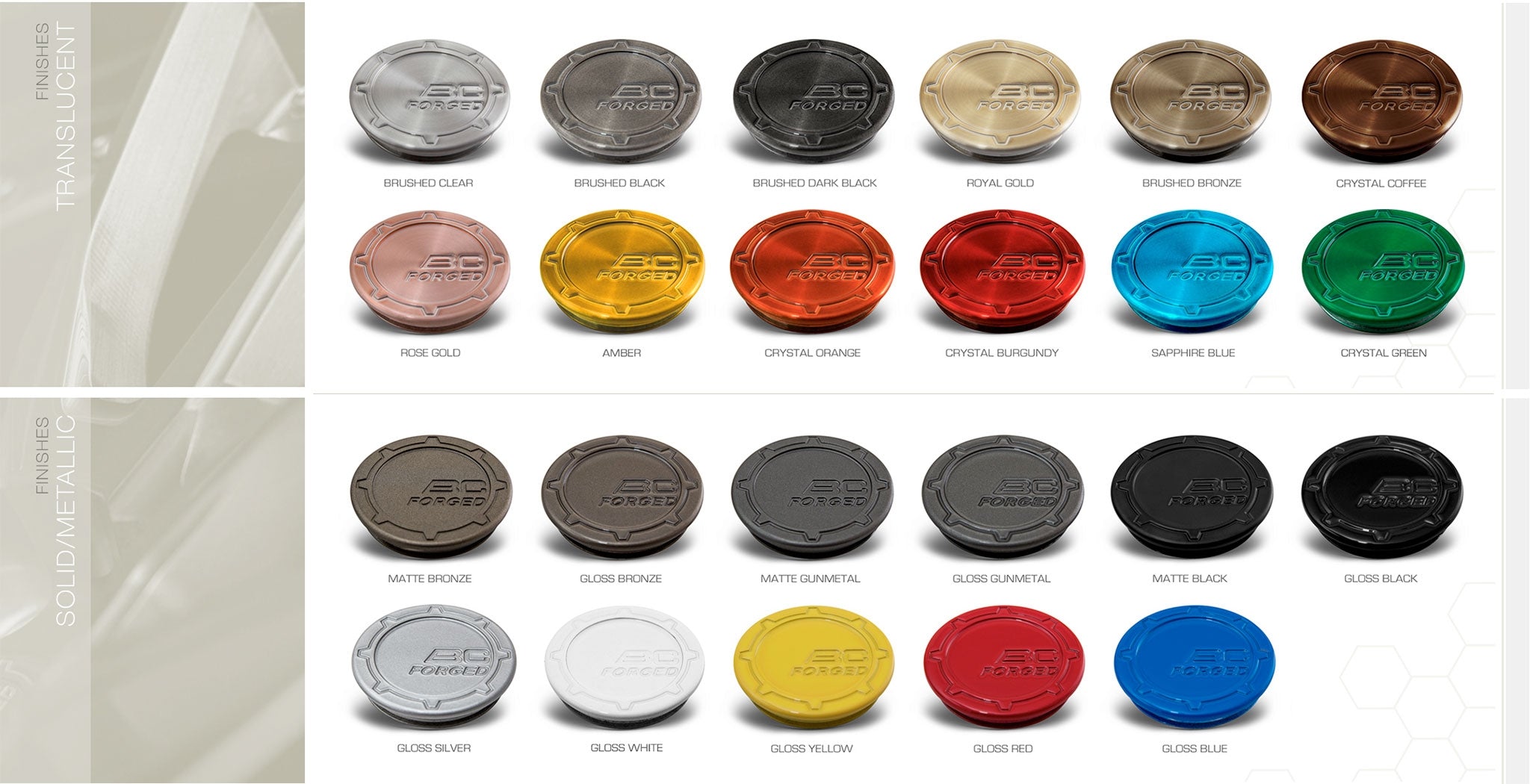 BC Forged color options