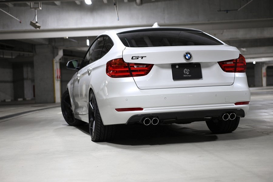 bmw 3series f34 gt 3ddesign quad rear diffuser 3