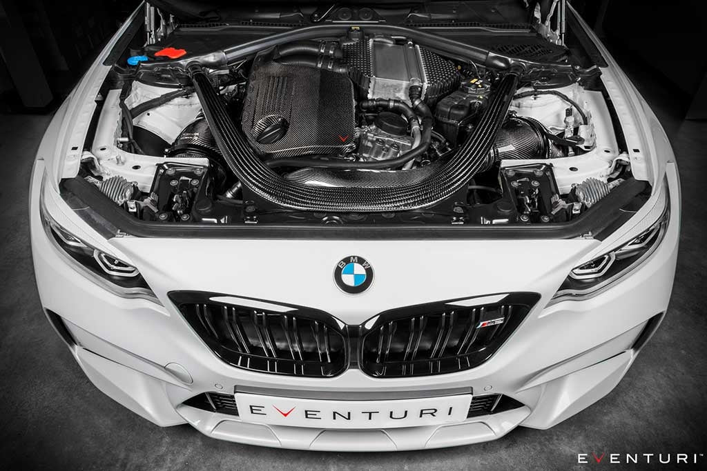 eventuri bmw m2 competition engine bay