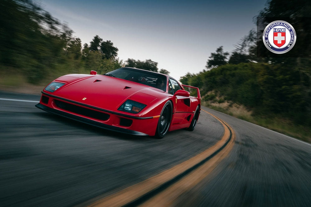 hre rs105 forged wheels ferrari f40 1
