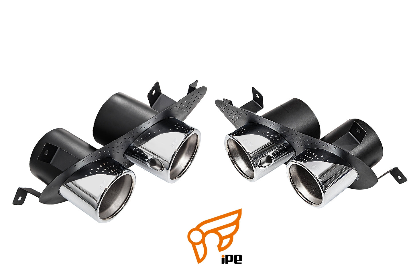 ipe chrome tailpipes ferrari 812 superfast