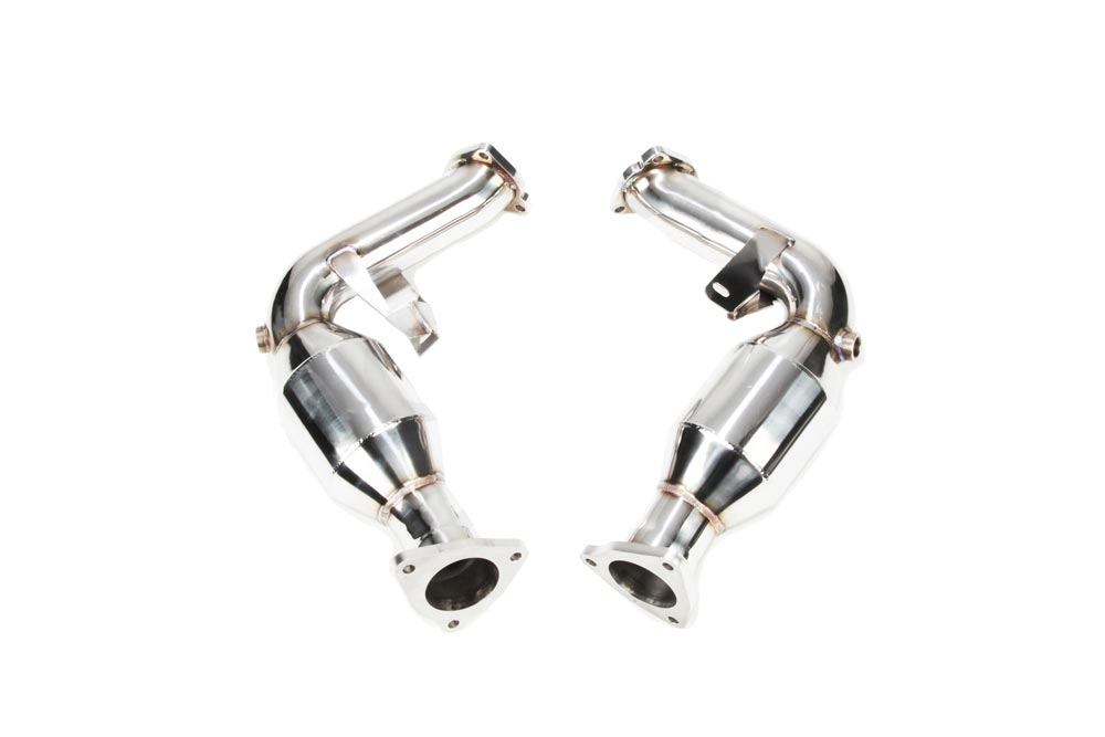 ipe innotech performance exhaust performance line audi c7 a6 a7 cat pipes 3 6