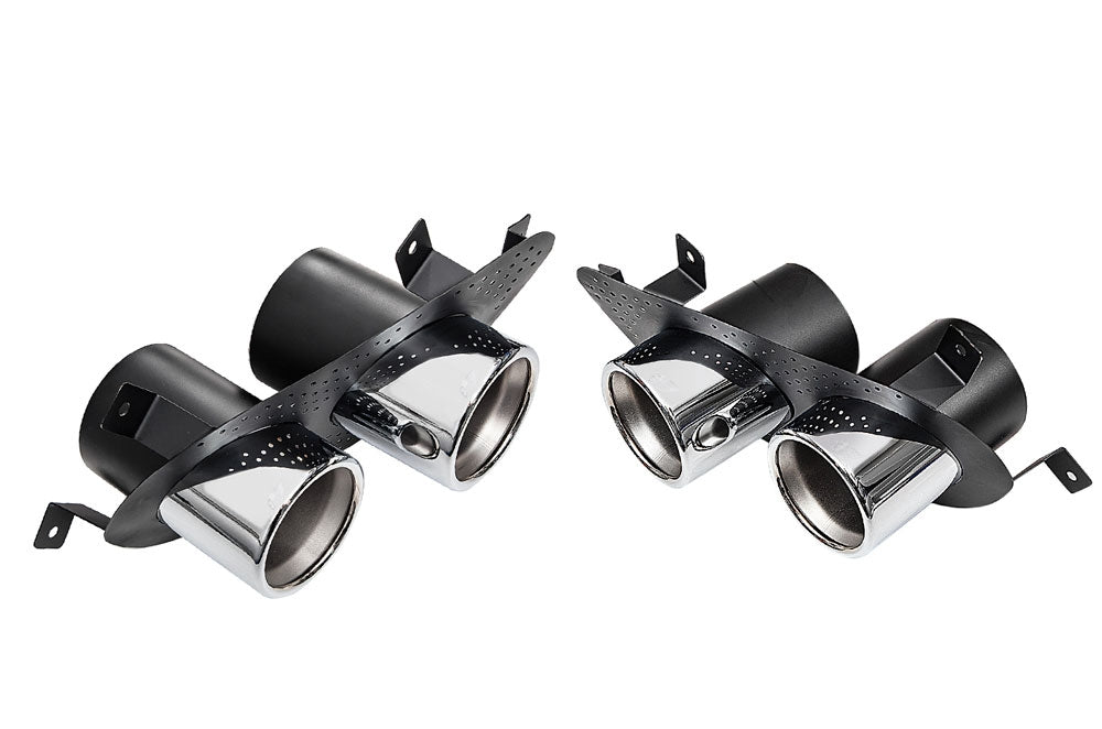 ipe innotech performance exhaust performance line ferrari 812 superfast tips chrome polished 1