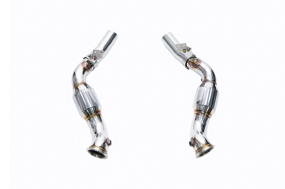 ipe innotech performance exhaust performance line maserati quattroporte mk6 3 0t 2wd cat pipes 1