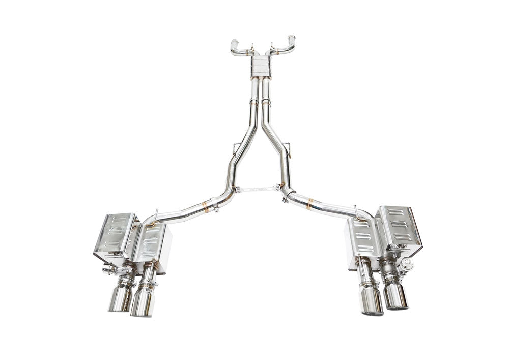 ipe innotech performance exhaust performance line maserati quattroporte mk6 3 0t 2wd mid link pipe valvetronic muffler tips