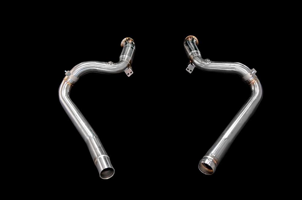 ipe innotech performance exhaust performance line mercedes benz c190 amg gt cat bypass pipes 1