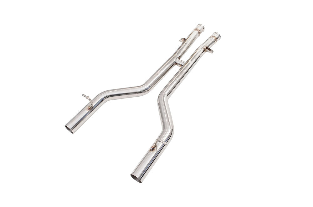 ipe innotech performance exhaust performance line mercedes benz c190 amg gt mid pipes