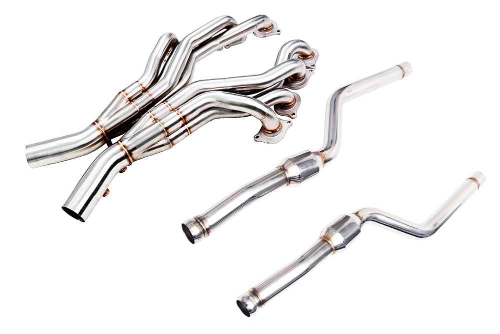 ipe innotech performance exhaust performance line mercedes benz w204 c63 amg headers front pipe cat 5