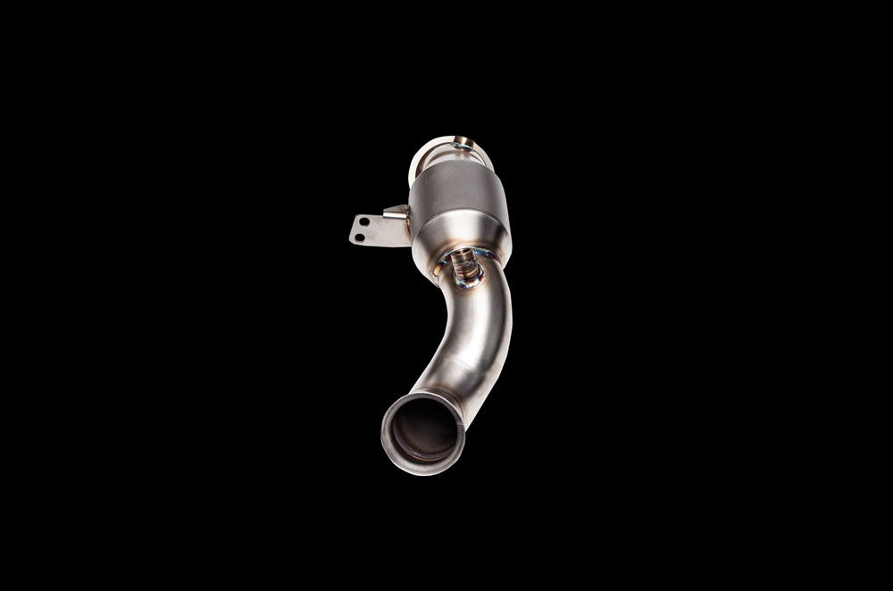 ipe innotech performance exhaust performance line mercedes benz w205 c250 c300 cat pipe