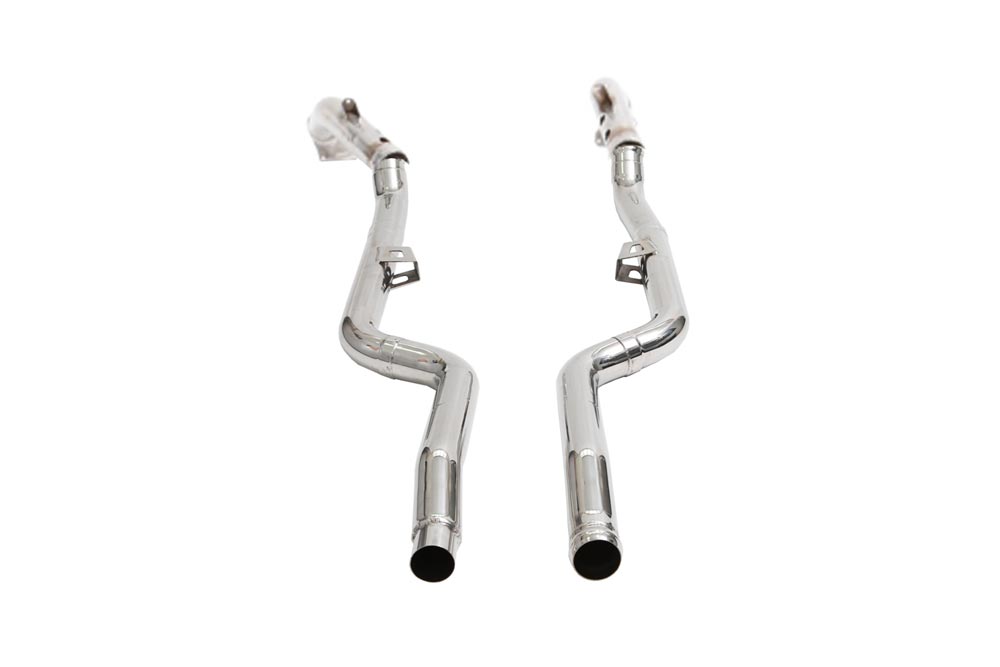 ipe innotech performance exhaust performance line mercedes benz w218 cls63 amg down pipes catless front pipes f1 5