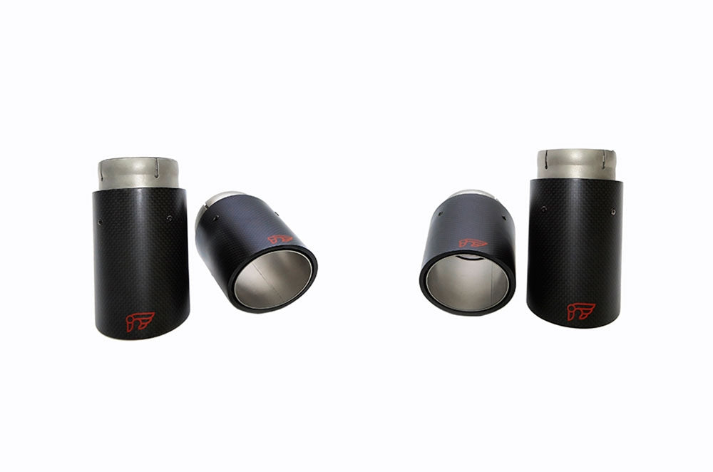 ipe innotech performance exhaust performance line porsche 958 cayenne 3 0t tips carbon