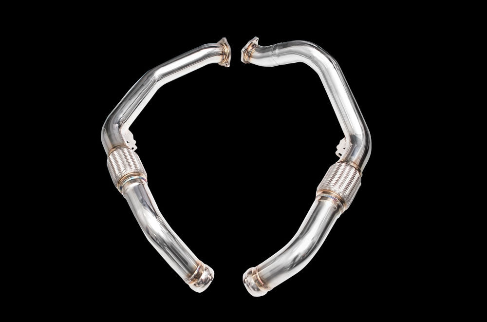 ipe innotech performance exhaust performance line porsche 971 s 4s 2 9t panamera front pipes