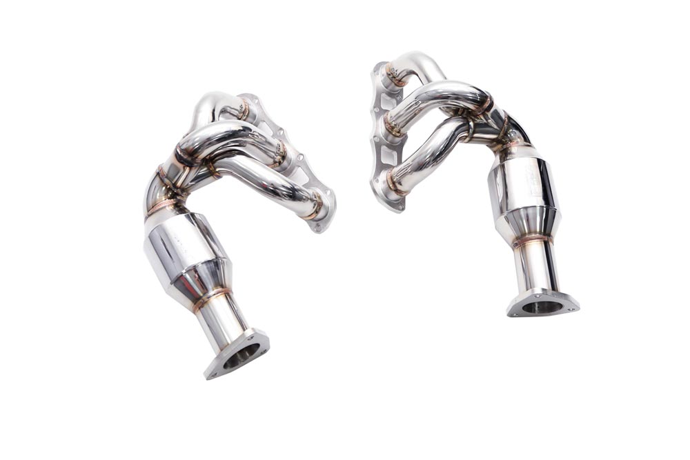 ipe innotech performance exhaust performance line porsche 991 carrera headers with cat 4