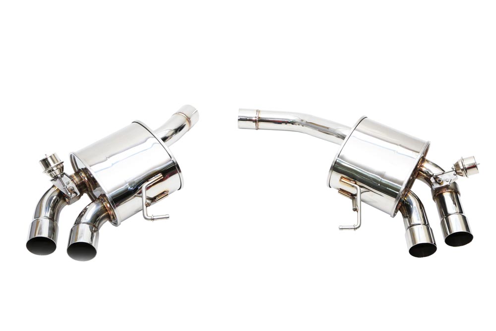 ipe innotech performance exhaust performance line porsche macan 2 0 valvetronic muffler tips 3
