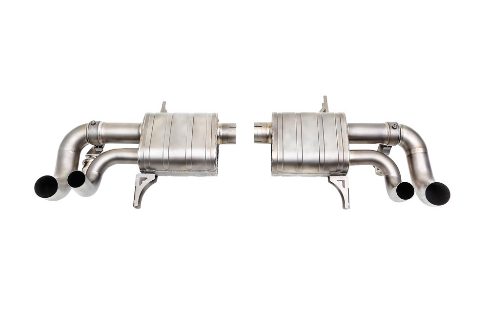 ipe innotech performance exhaust titanium line lamborghini gallardo lp550 lp560 lp570 superleggera valvetronic muffler remote control module tips 1 1