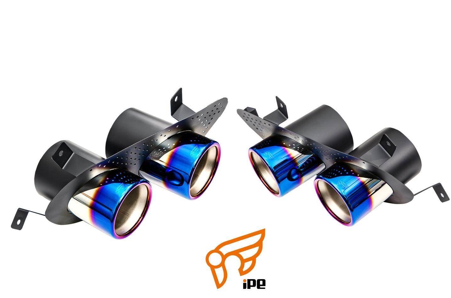 ipe titanium blue tailpipes ferrari 812 superfast