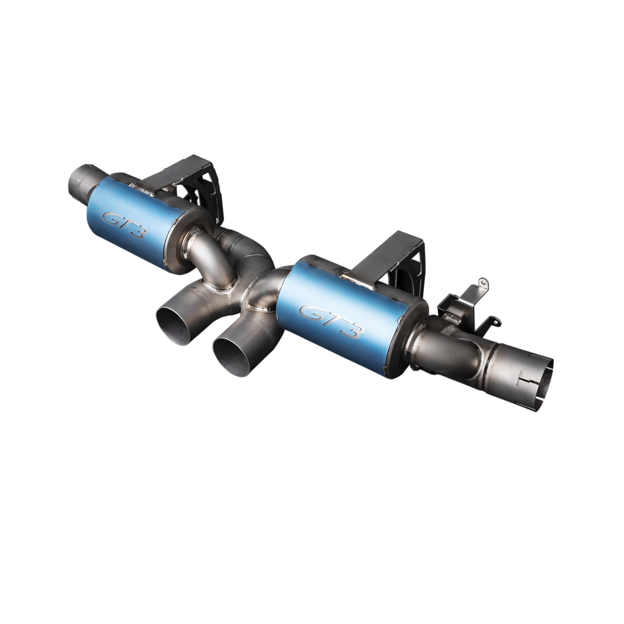 ipe 992 gt3 muffler exhaust titanium