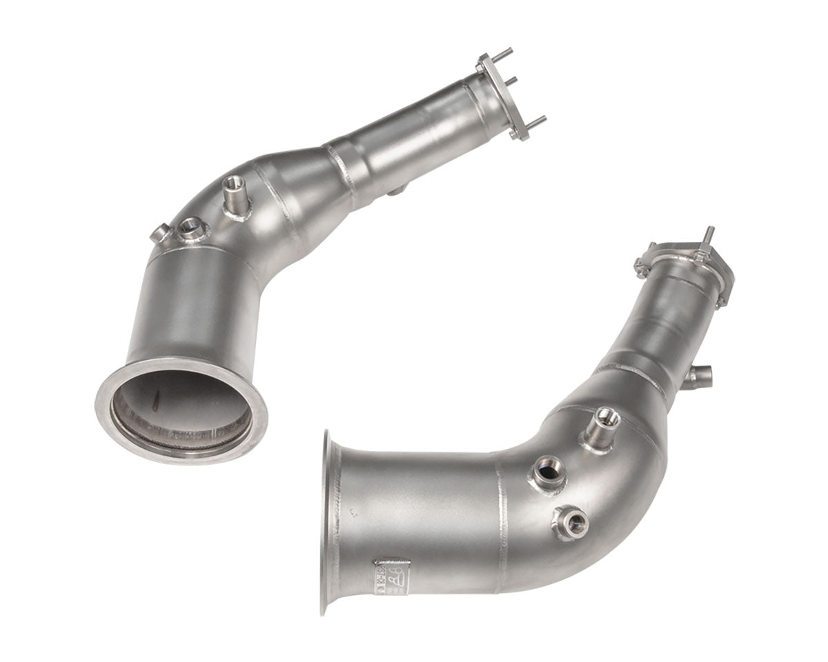 ipe downpipes rs6 c8 cattless opf 1