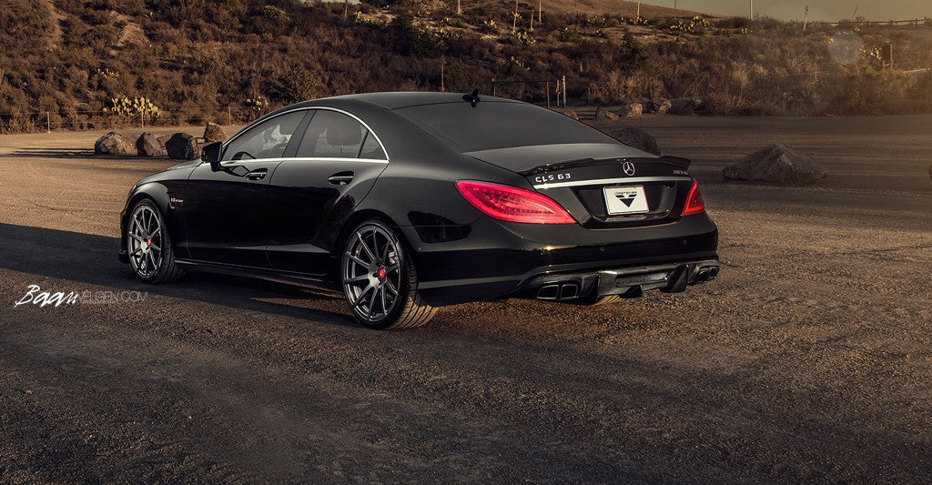 mercedes benz cls63 amg vorsteiner carbon fiber rear diffuser 3