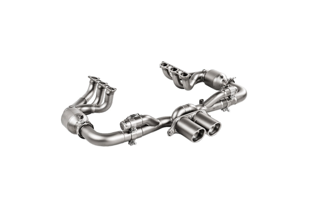 porsche 991 2 gt3 rs akrapovic slip on race exhaust evolution race headers