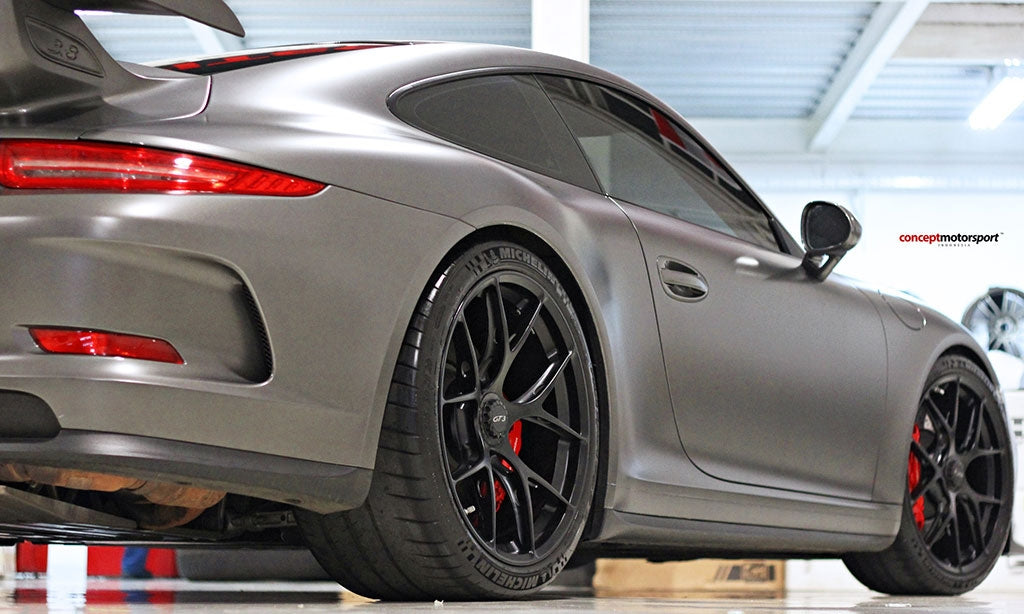 porsche 991 2 gt3 bbs fi r 20 inch satin black 1