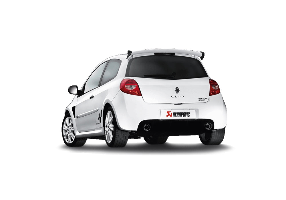 renault clio iii rs 200 akrapovic evolution line exhaust 2