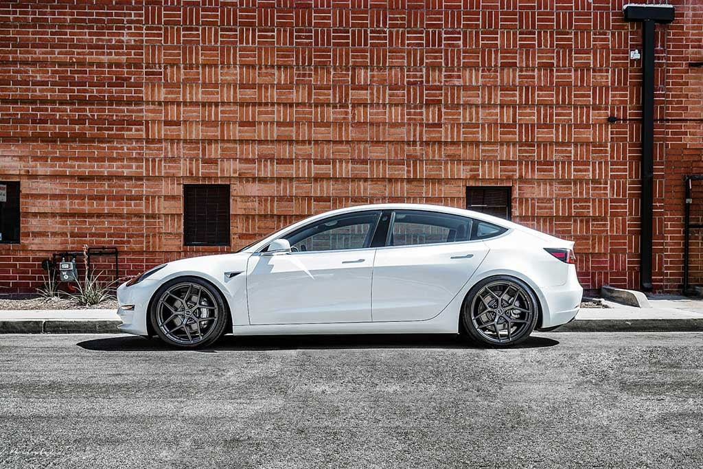 tesla model 3 brixton forged rf7 20 inch satin black 1 29