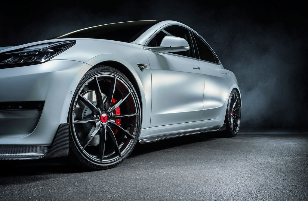 tesla model 3 frontspoiler vorsteiner volta