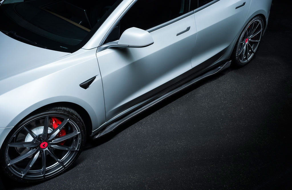 tesla model 3 sideskirts vorsteiner volta