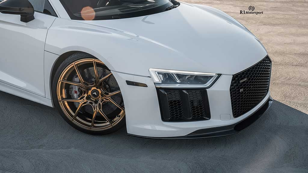 vorsteiner audi r8 v10 plus front spoiler carbon 1