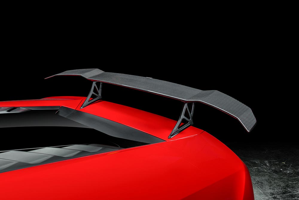 vorsteiner novara edizione aero wing blade aluminum uprights for lamborghini huracan 4 3