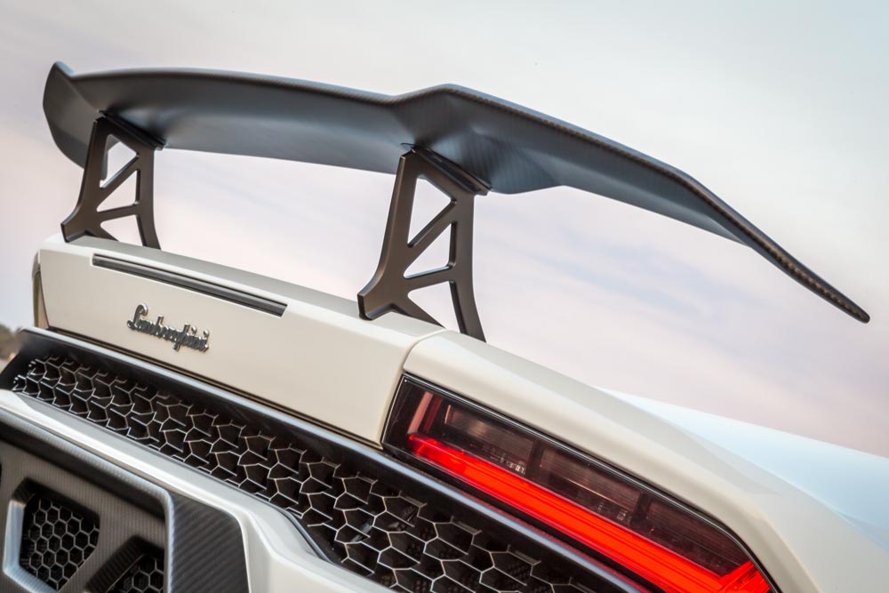 vorsteiner novara edizione aero wing blade aluminum uprights for lamborghini huracan 5 3