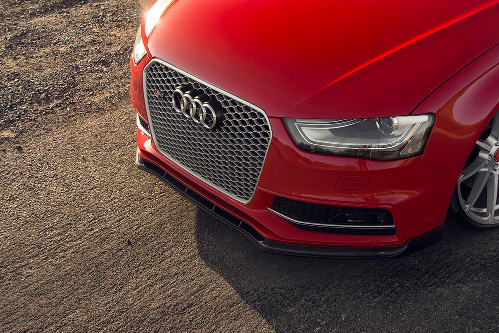 vorsteiner v ag aero front spoiler for audi b8 a4 facelift 2 5