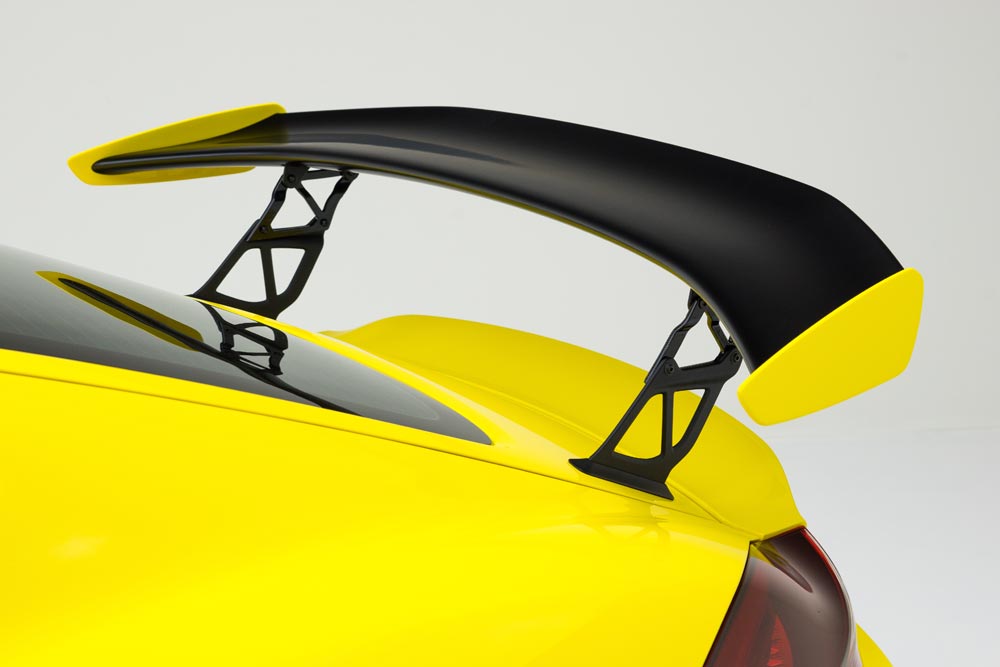 vorsteiner v cs aero wing blade end caps for porsche 981 cayman gt4 3 3
