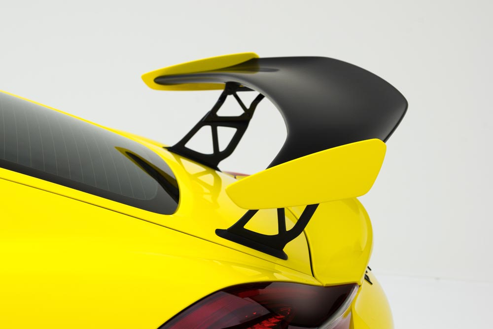 vorsteiner v cs riser extensions for porsche 981 cayman gt4 3 2
