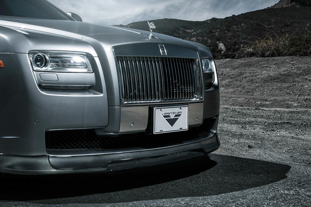 vorsteiner v gr aero front splitter for rolls royce ghost 3 5