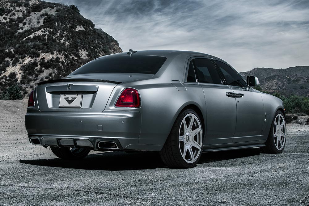 vorsteiner v gr aero rear diffuser for rolls royce ghost 2 3