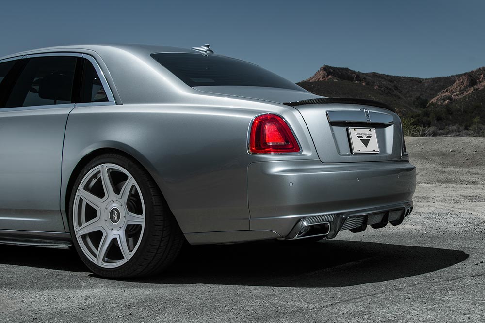 vorsteiner v gr aero rear diffuser for rolls royce ghost 3 4