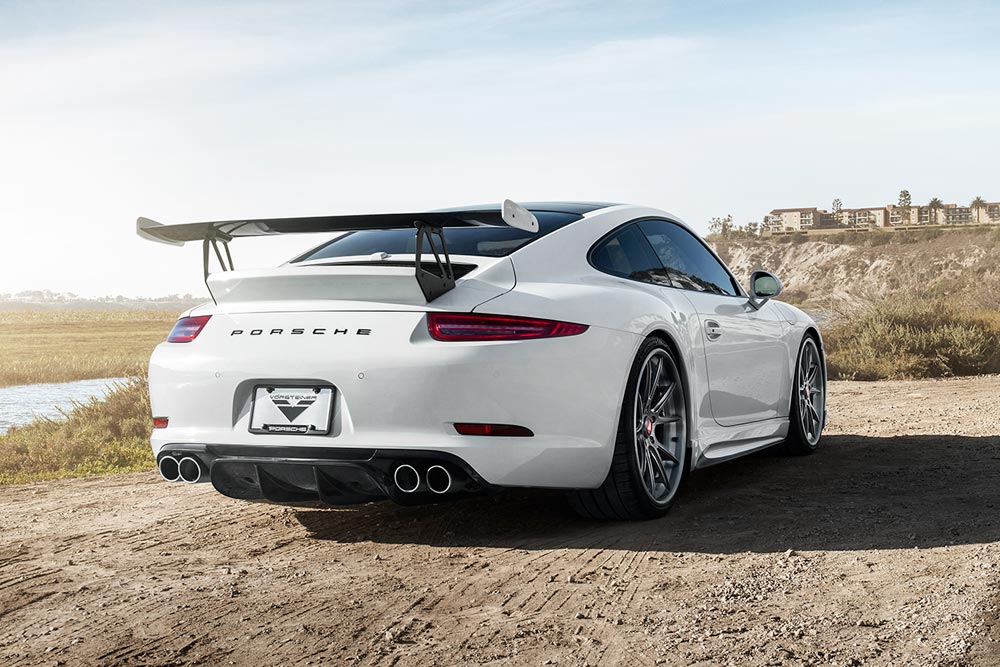 vorsteiner v gt aero carbon fiber rear wing for porsche 991 carrera 2 3