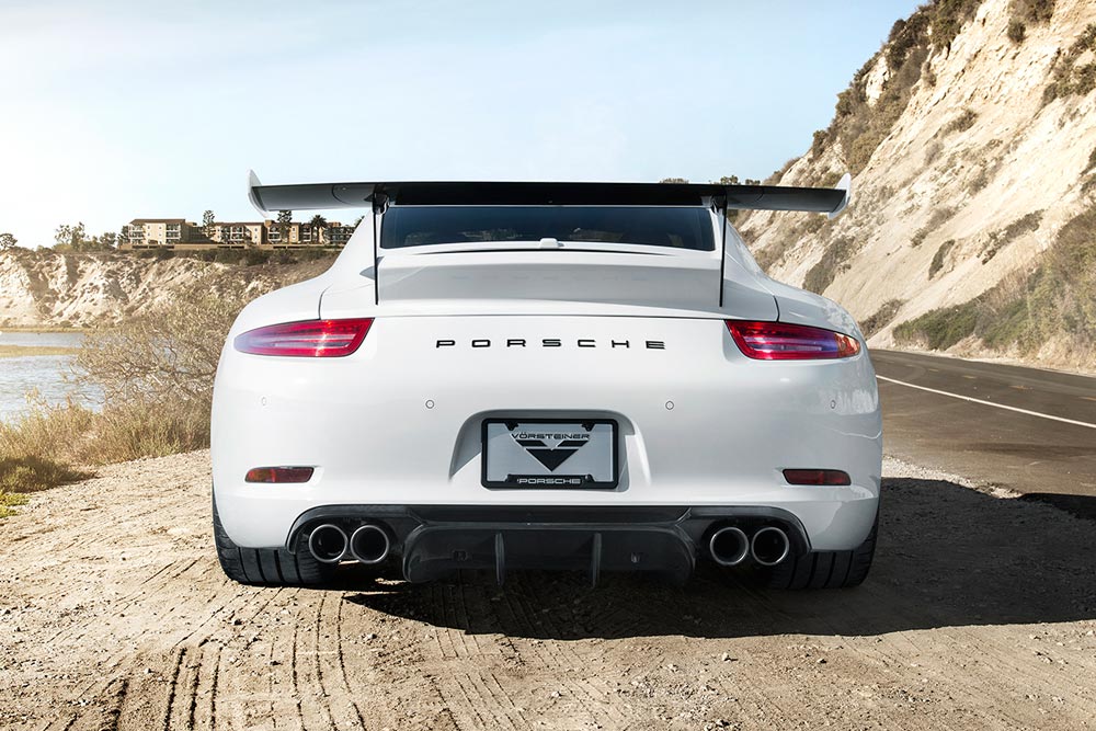 vorsteiner v gt aero carbon fiber rear wing for porsche 991 carrera 3 3
