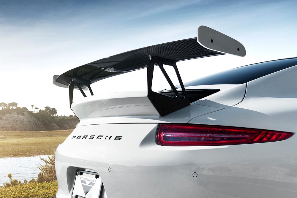 vorsteiner v gt aero carbon fiber rear wing for porsche 991 carrera 4 4