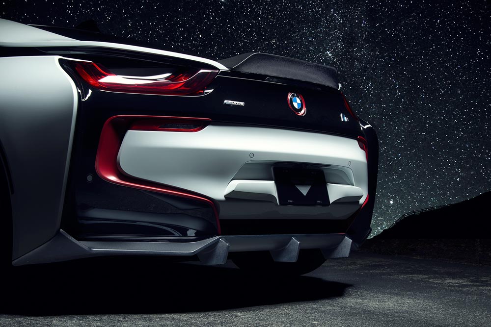 vorsteiner vr e aero rear diffuser ducktail spoiler for bmw i8 3 1 2