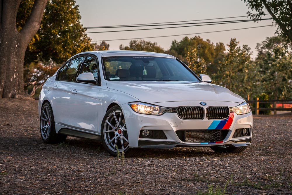 vorsteiner vrs aero front add on spoiler for bmw f30 3 series m sport 1 4